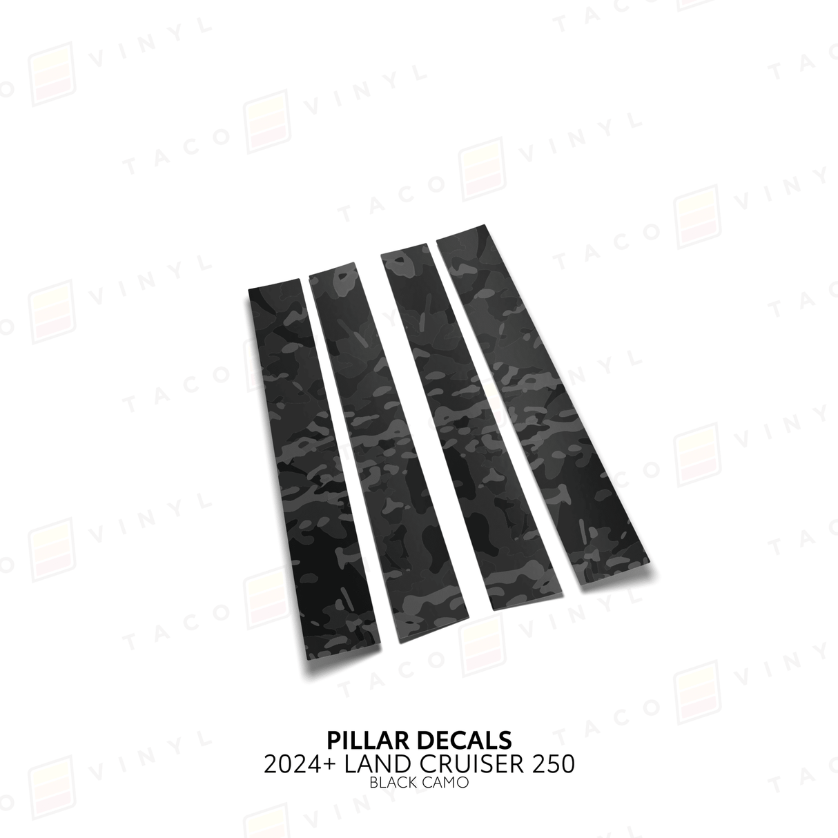 2024+ Land Cruiser 250 Door Pillar Decals - Xtrusion Overland