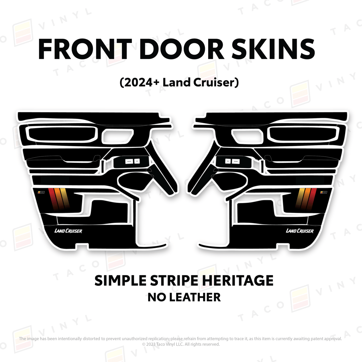 2024+ Land Cruiser 250 Door Skins - Xtrusion Overland