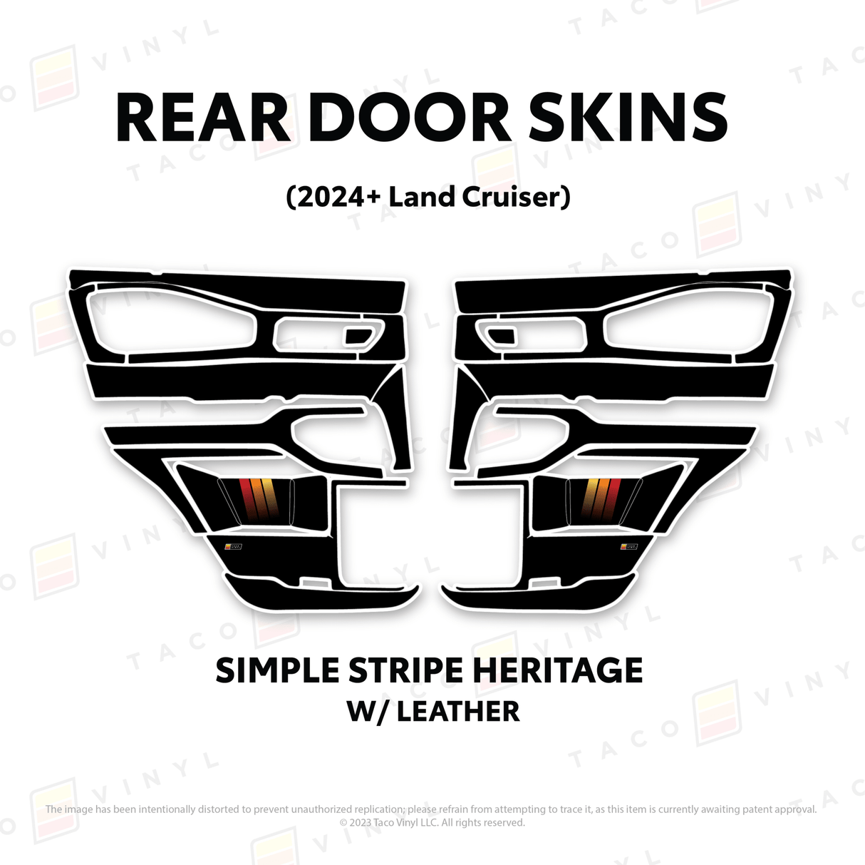 2024+ Land Cruiser 250 Door Skins - Xtrusion Overland