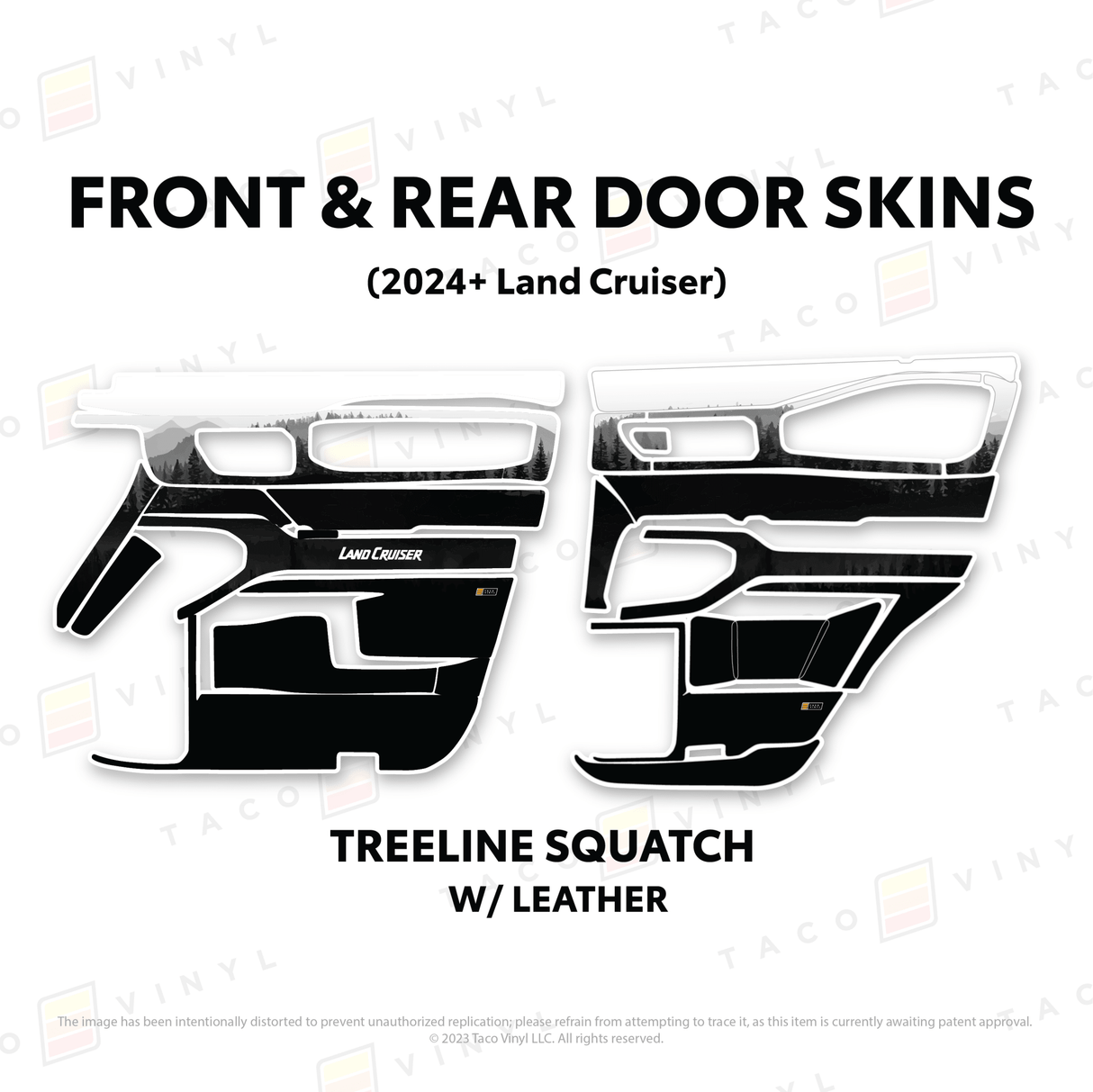 2024+ Land Cruiser 250 Door Skins - Xtrusion Overland