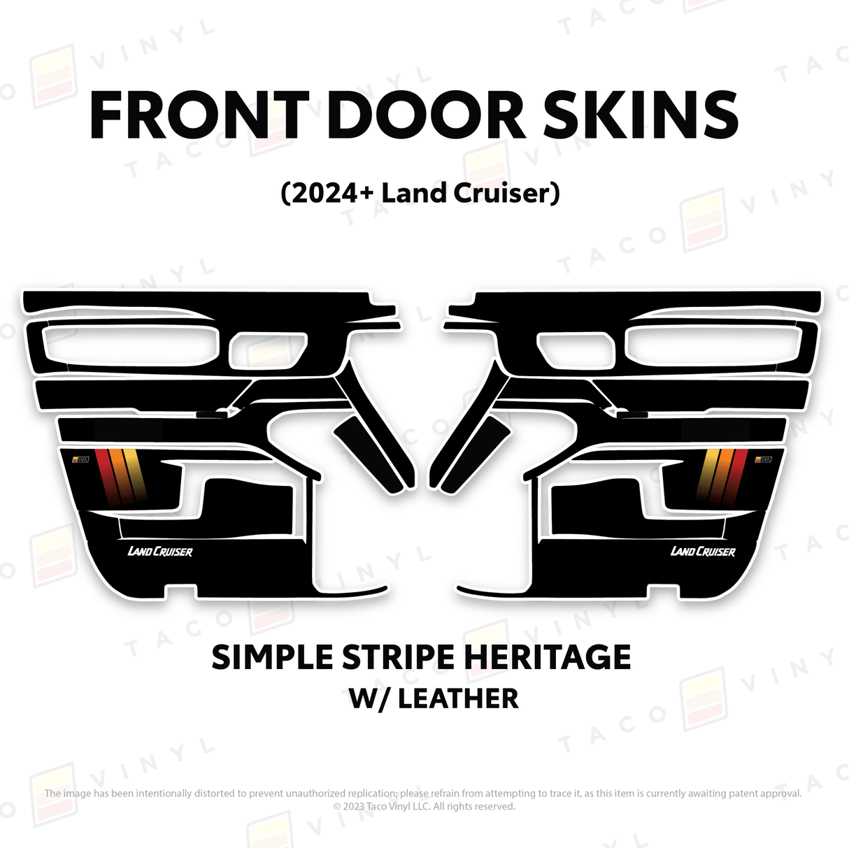 2024+ Land Cruiser 250 Door Skins - Xtrusion Overland
