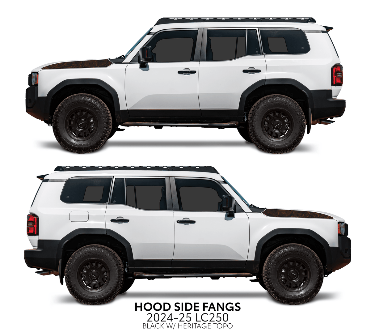 2024+ Land Cruiser 250 Hood Side Fangs - Xtrusion Overland