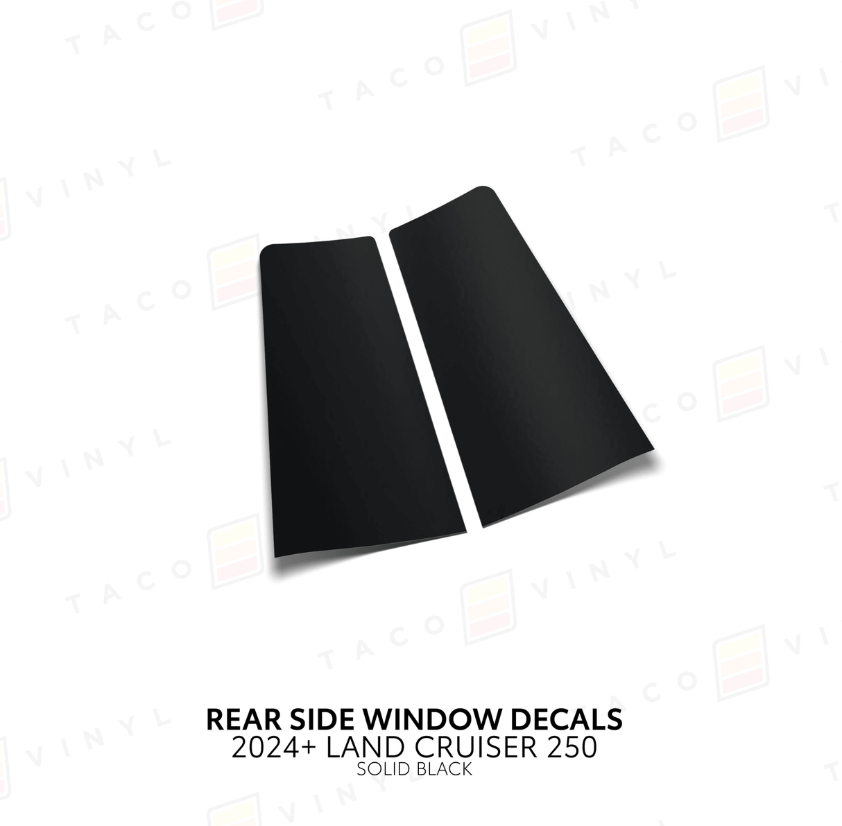 2024+ Land Cruiser 250 Rear Side Window Decal - Xtrusion Overland