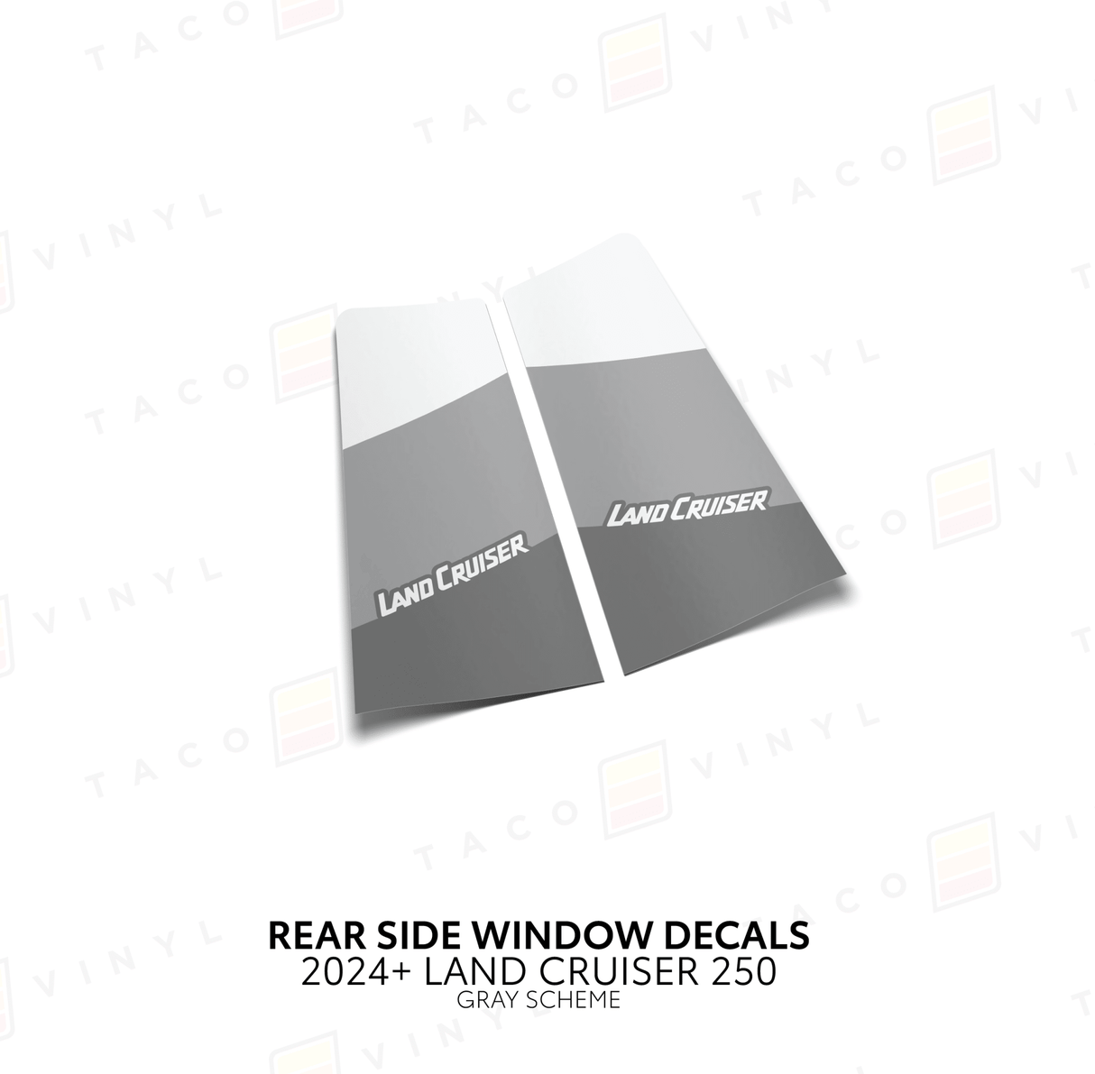 2024+ Land Cruiser 250 Rear Side Window Decal - Xtrusion Overland