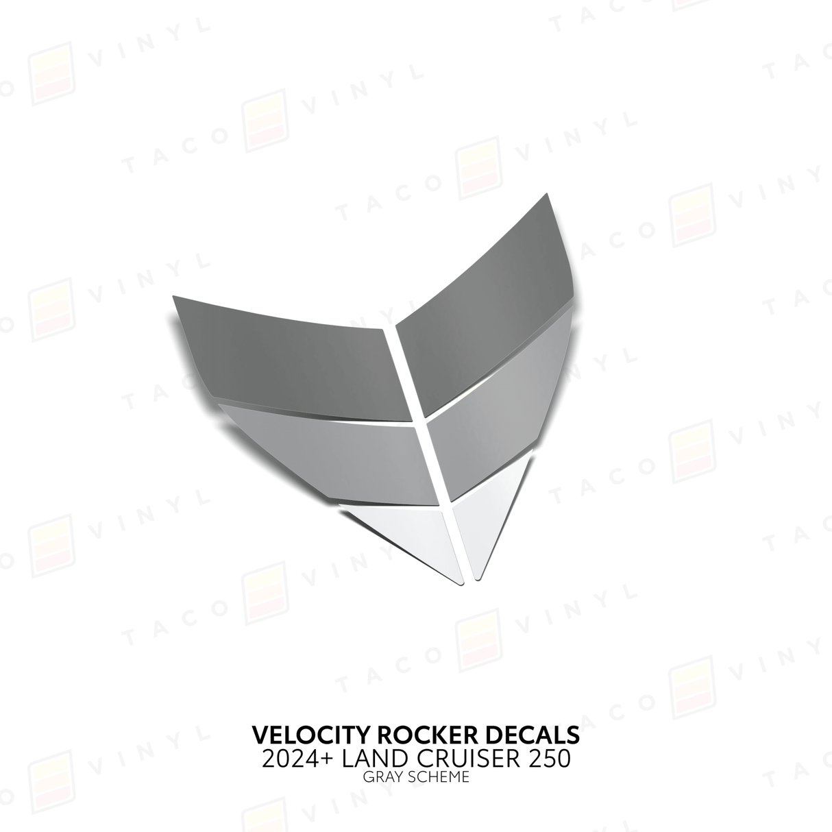 2024+ Land Cruiser 250 Velocity Lower Rocker Decals - Xtrusion Overland