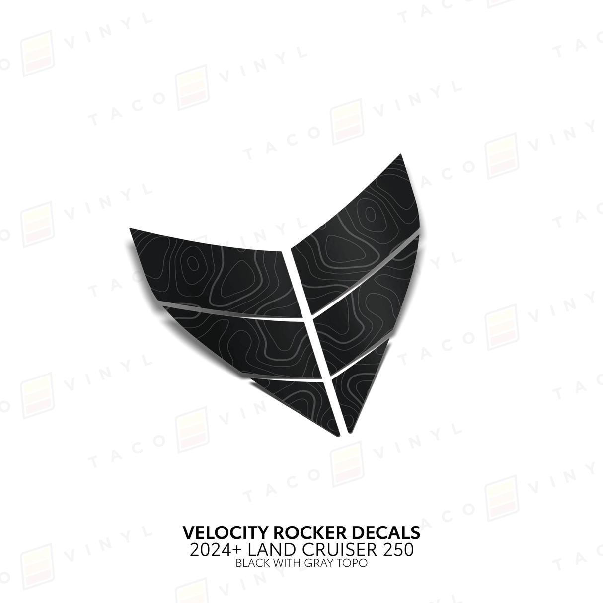2024+ Land Cruiser 250 Velocity Lower Rocker Decals - Xtrusion Overland