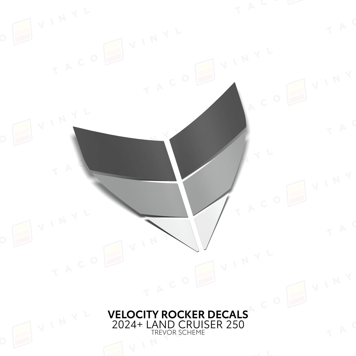 2024+ Land Cruiser 250 Velocity Lower Rocker Decals - Xtrusion Overland