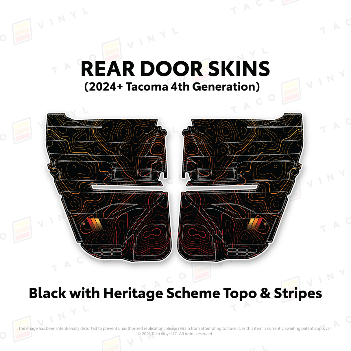 2024+ Tacoma Door Skins - Xtrusion Overland