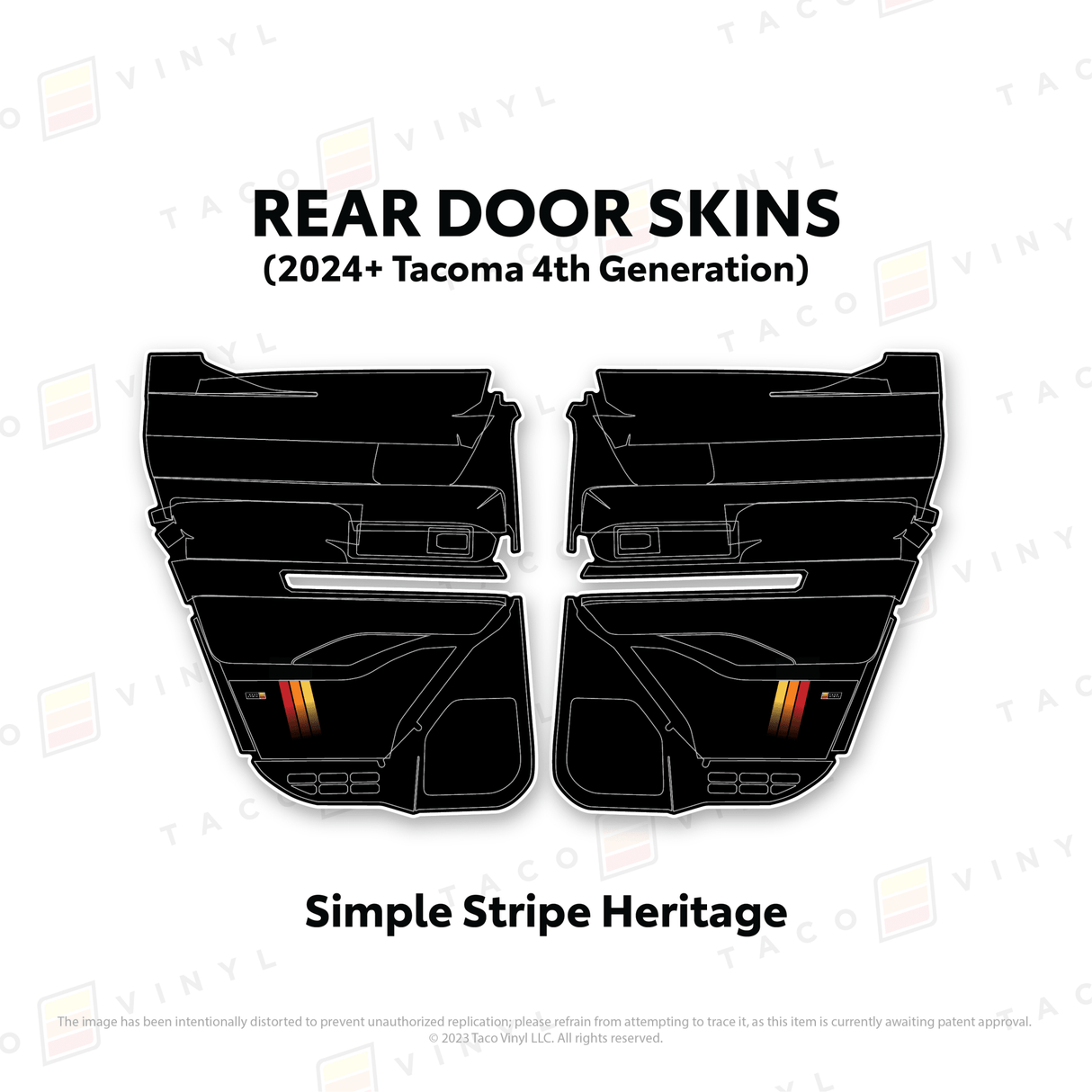 2024+ Tacoma Door Skins - Xtrusion Overland