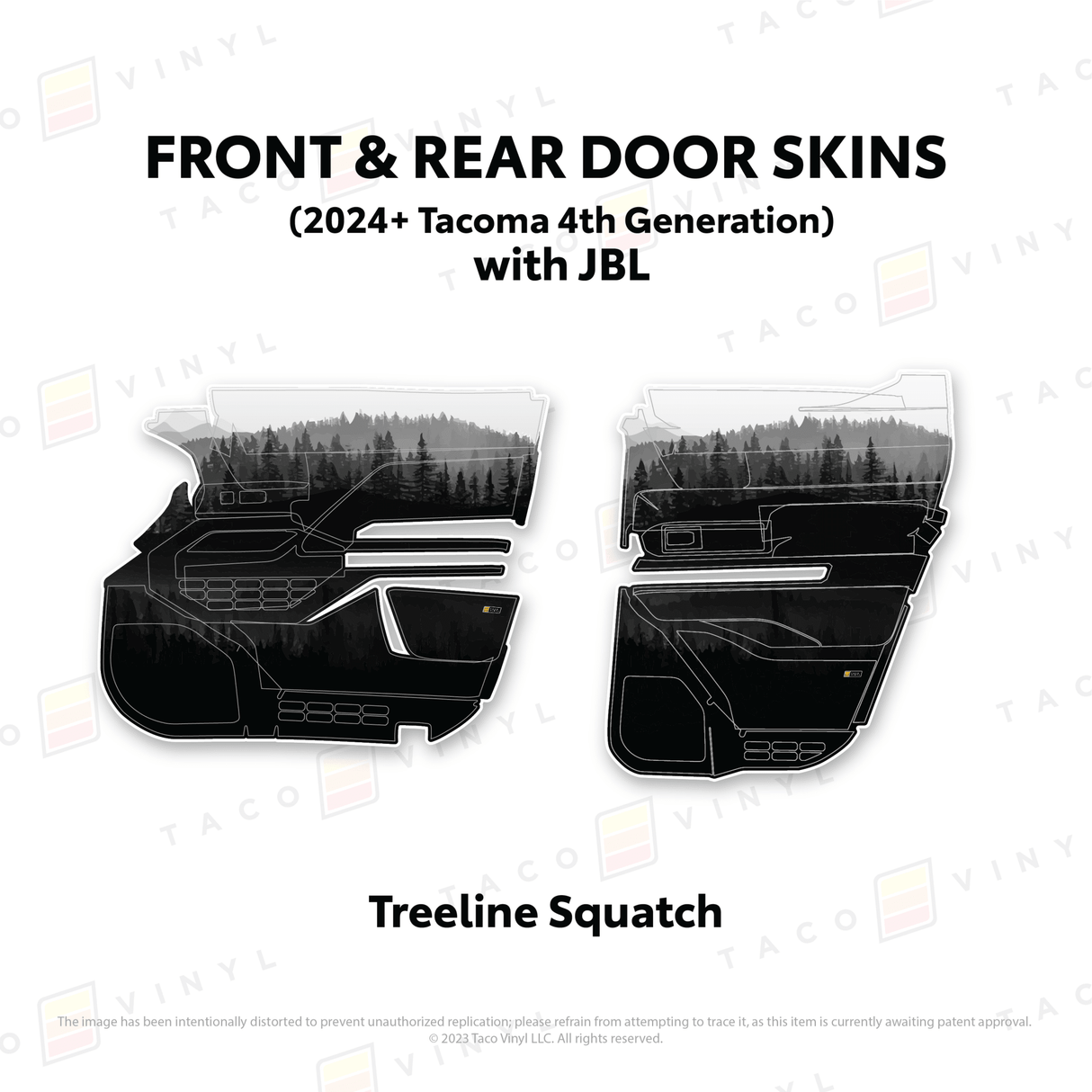 2024+ Tacoma Door Skins - Xtrusion Overland