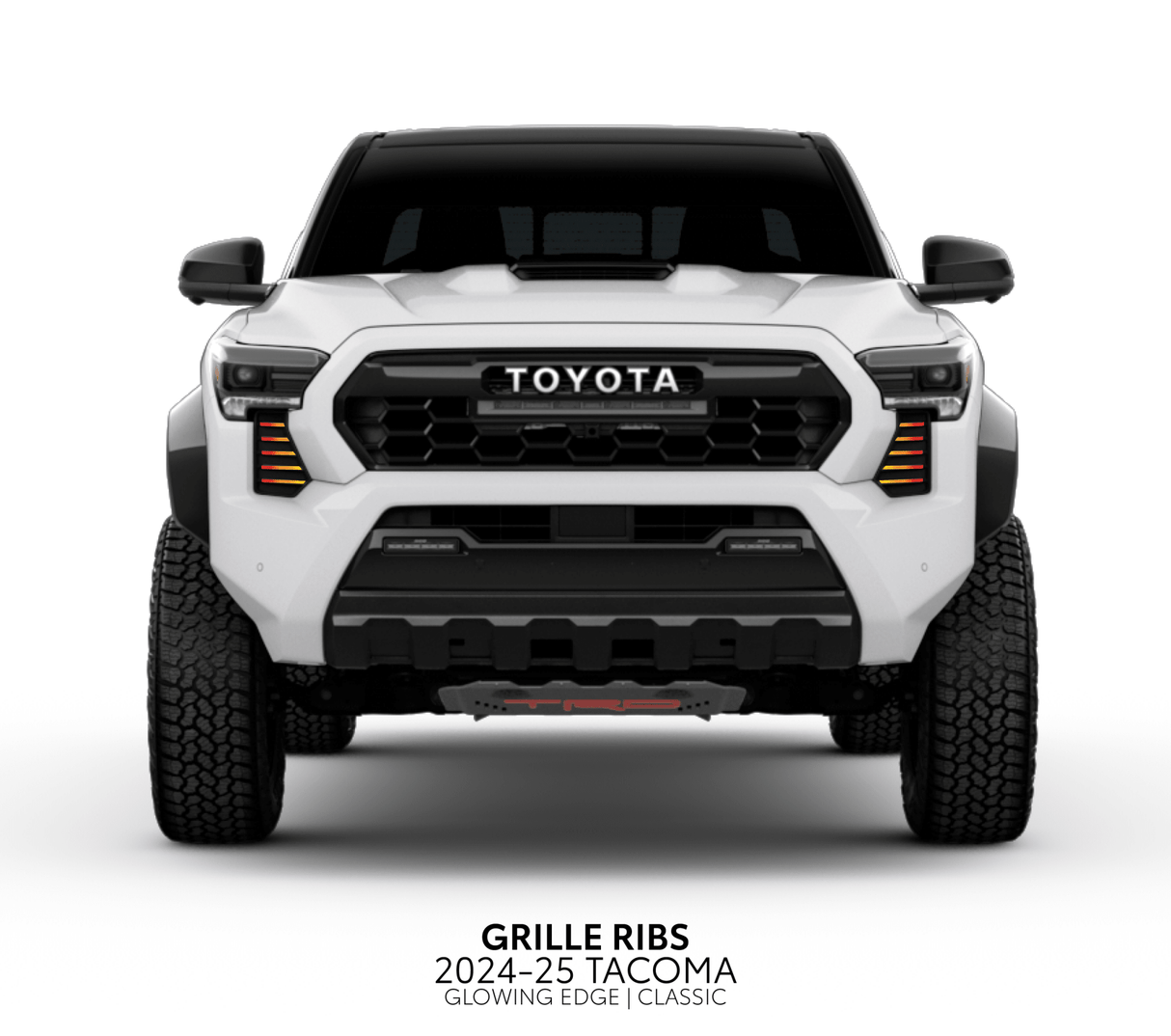 2024+ Tacoma Glowing Edge Grille Rib Decal - Xtrusion Overland