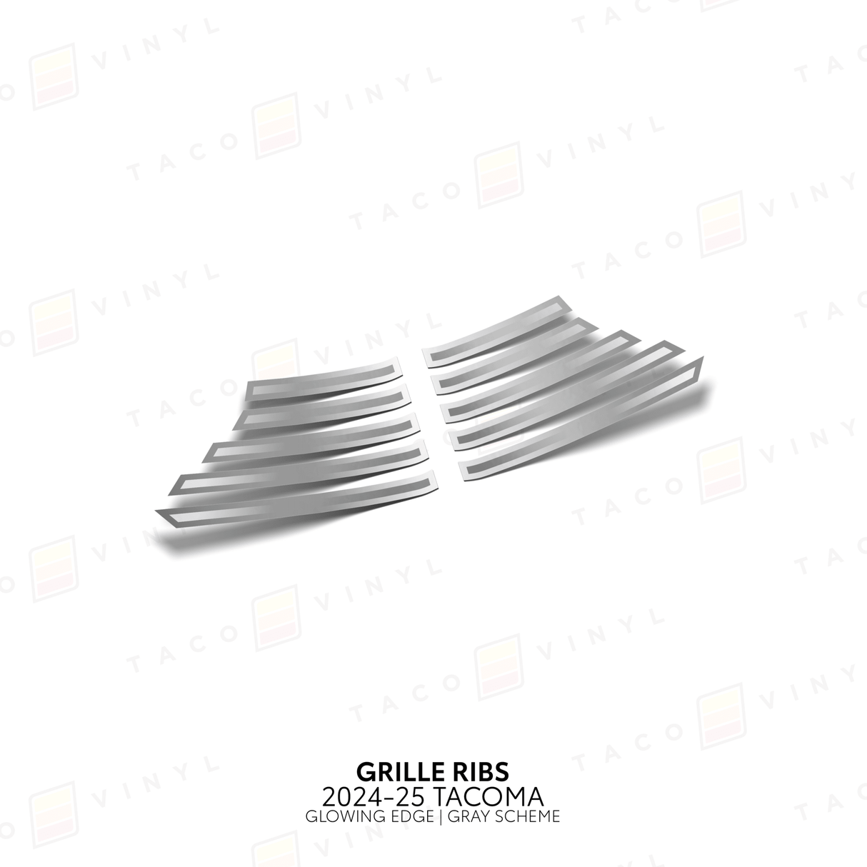 2024+ Tacoma Glowing Edge Grille Rib Decal - Xtrusion Overland