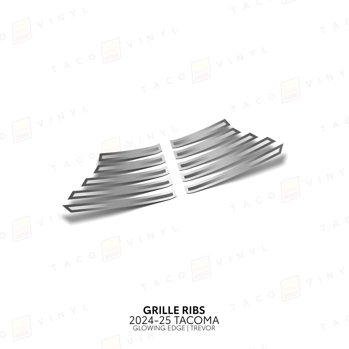 2024+ Tacoma Glowing Edge Grille Rib Decal - Xtrusion Overland