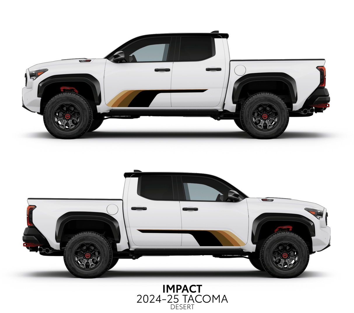 2024+ Tacoma Impact Rocker Panel Decal Kit - Xtrusion Overland