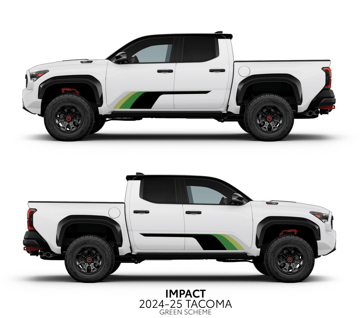 2024+ Tacoma Impact Rocker Panel Decal Kit - Xtrusion Overland