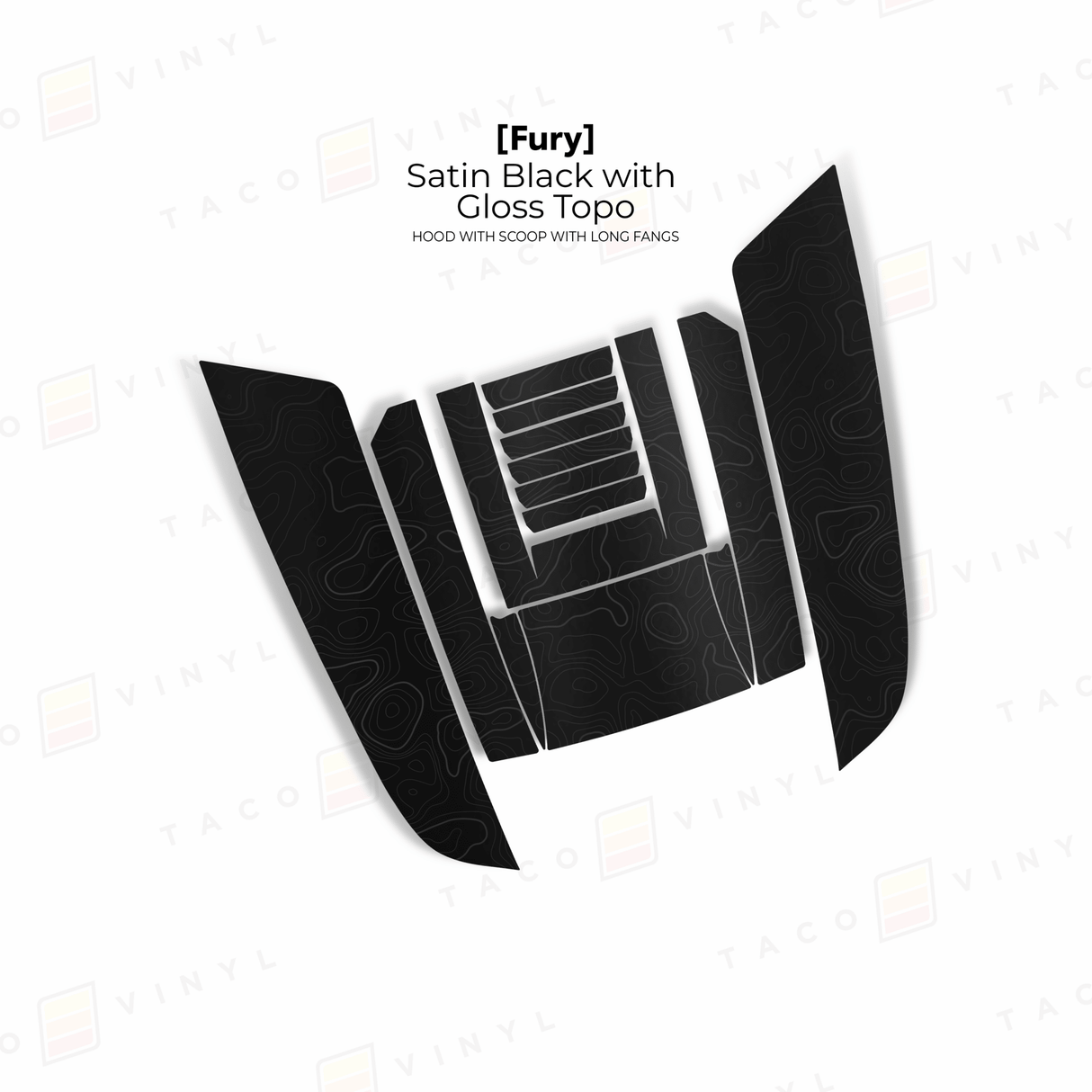 2024+ Tacoma/2025+ 4Runner Fury Hood Scoop Stamp - Xtrusion Overland