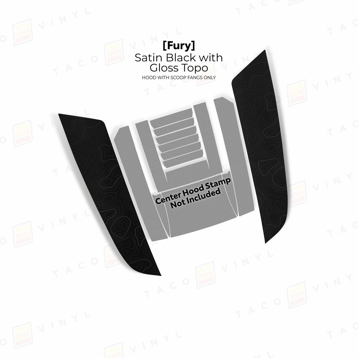 2024+ Tacoma/2025+ 4Runner Fury Hood Scoop Stamp - Xtrusion Overland