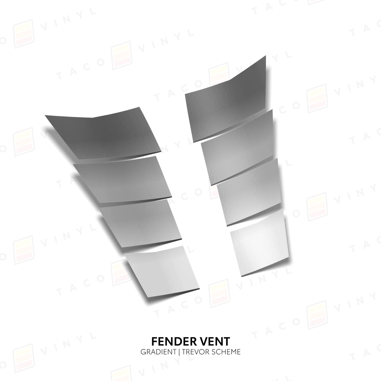 2024+ Tacoma/2025+ 4Runner Gradient Fender Vents - Xtrusion Overland