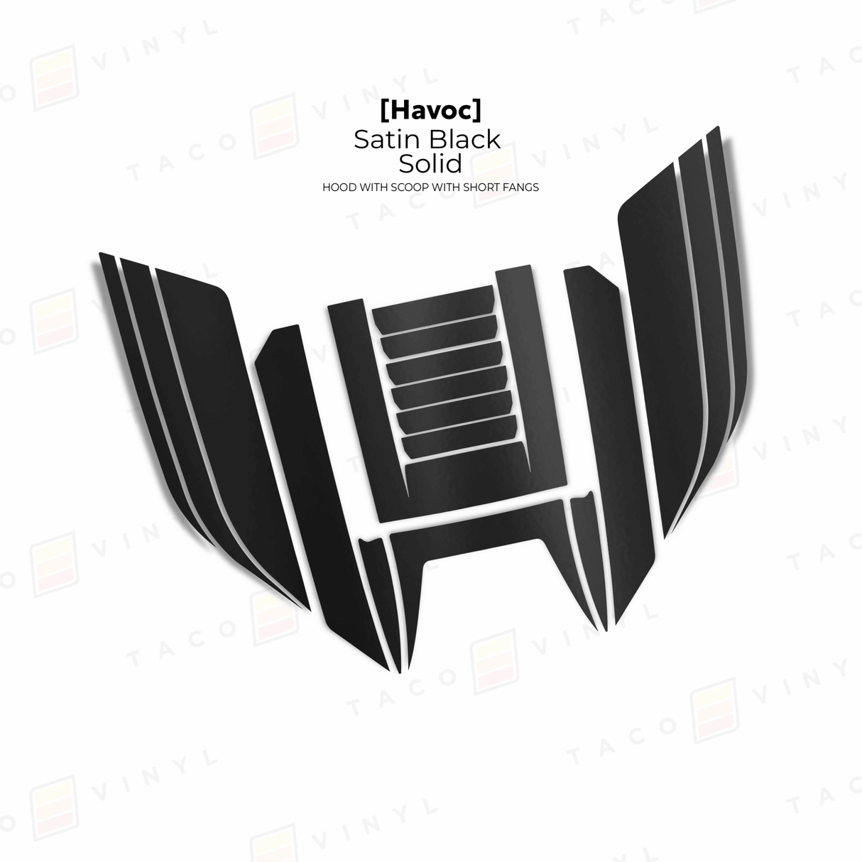 2024+ Tacoma/2025+ 4Runner Havoc Hood Scoop Stamp - Xtrusion Overland
