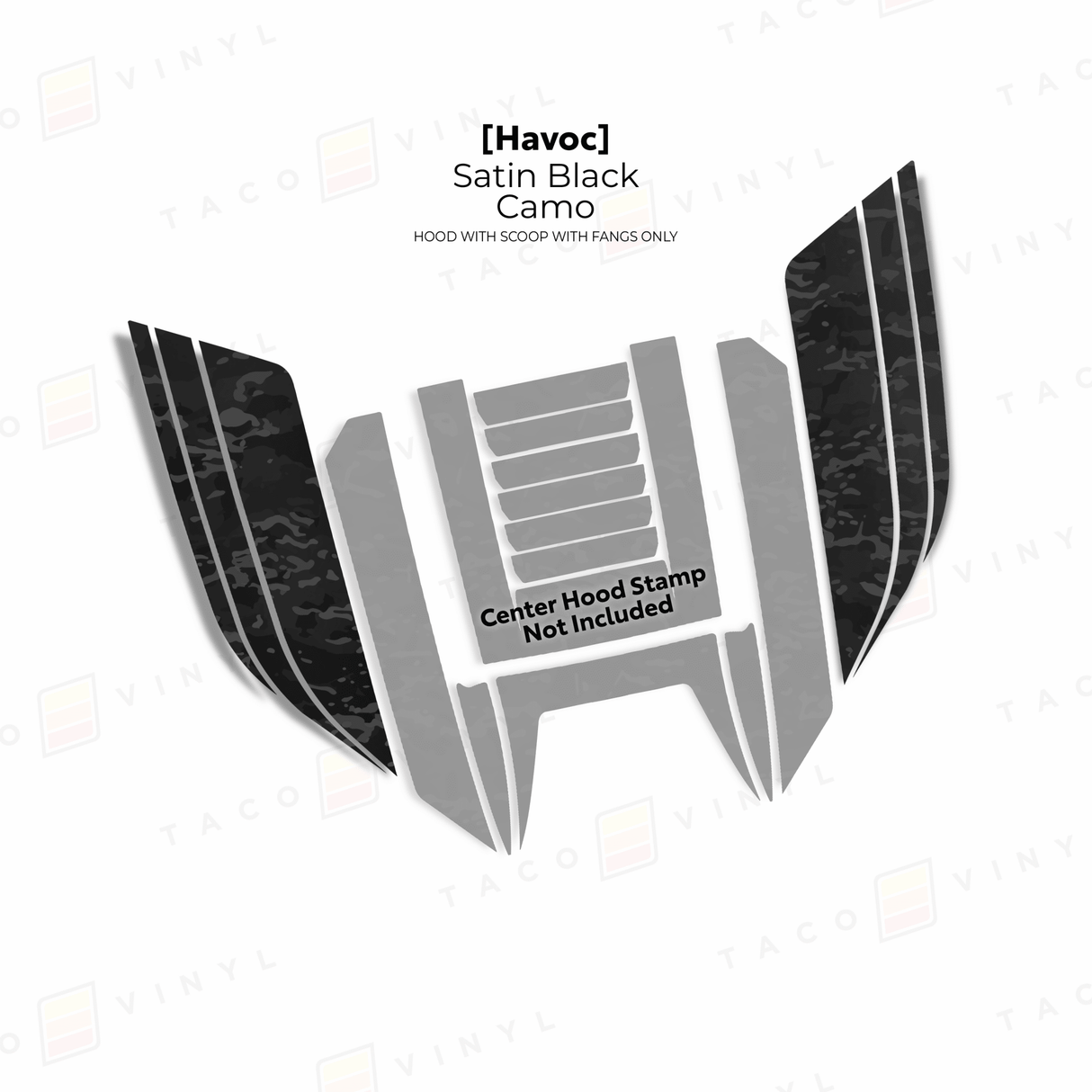 2024+ Tacoma/2025+ 4Runner Havoc Hood Scoop Stamp - Xtrusion Overland