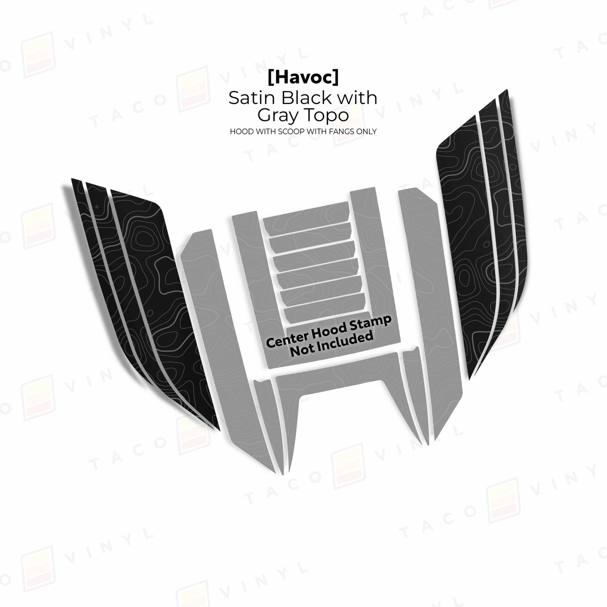2024+ Tacoma/2025+ 4Runner Havoc Hood Scoop Stamp - Xtrusion Overland