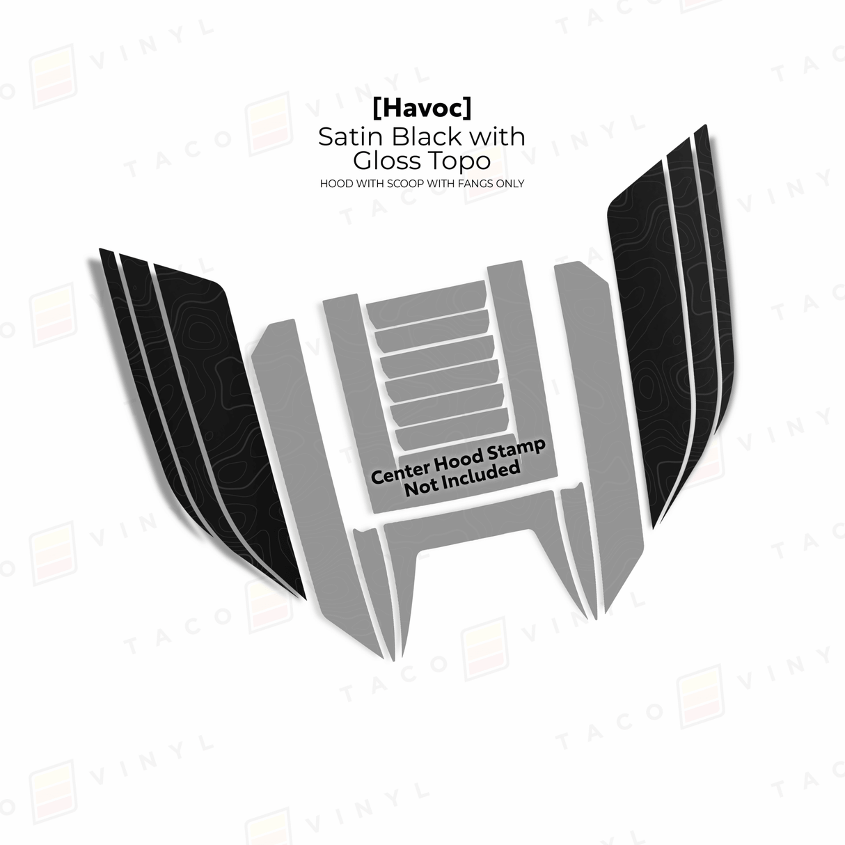 2024+ Tacoma/2025+ 4Runner Havoc Hood Scoop Stamp - Xtrusion Overland