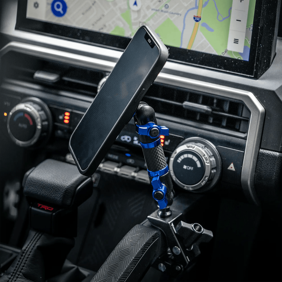2024+ Toyota Tacoma & 2025+ Toyota 4Runner Passenger Side Grab Handle Mount with MagSafe Charging Phone Holder - Xtrusion Overland