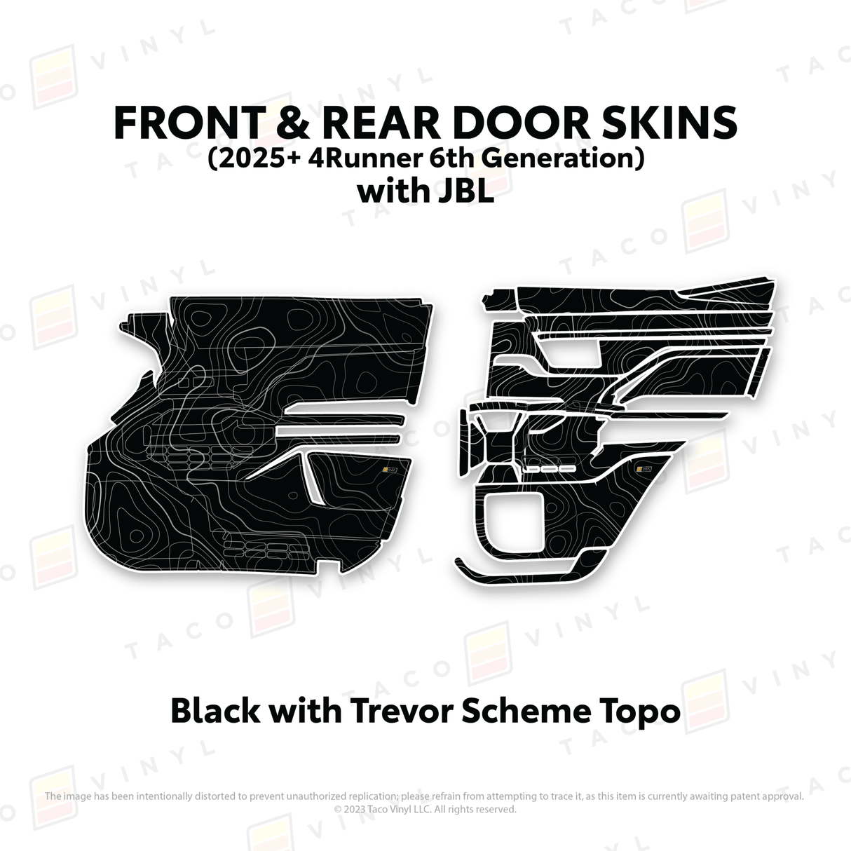 2025+ 4Runner Door Skins - Xtrusion Overland