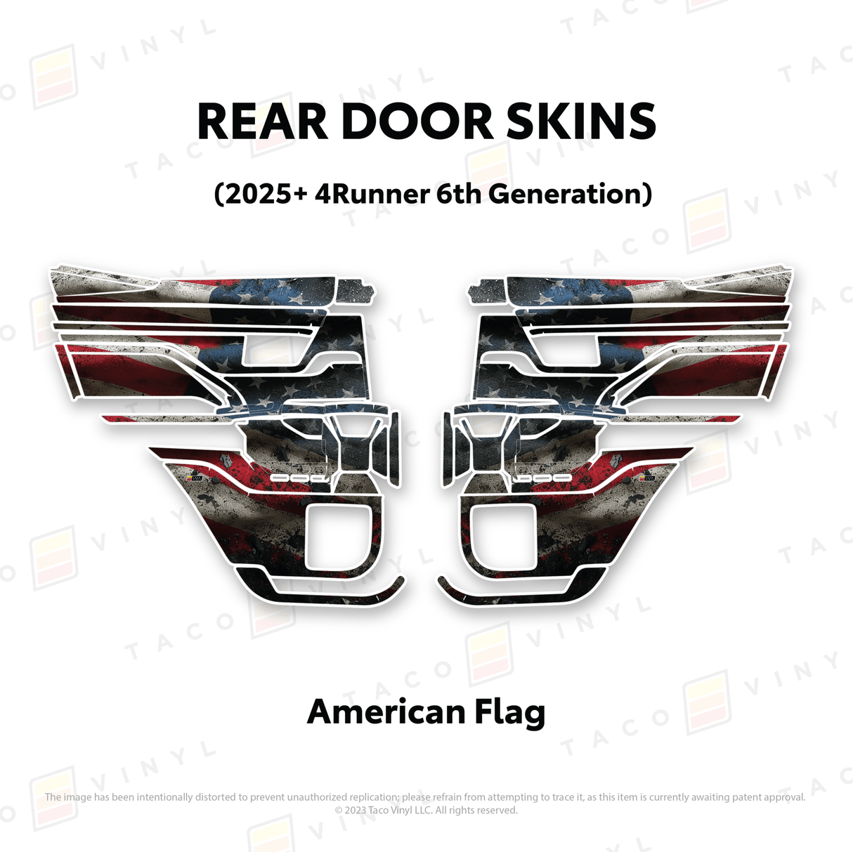 2025+ 4Runner Door Skins - Xtrusion Overland