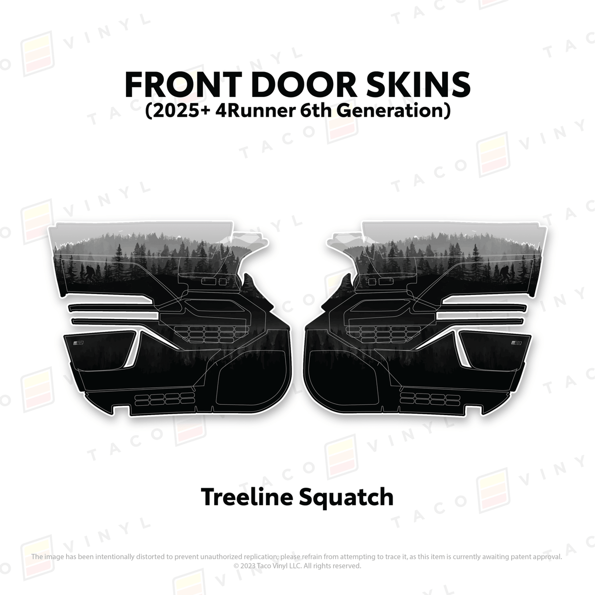 2025+ 4Runner Door Skins - Xtrusion Overland