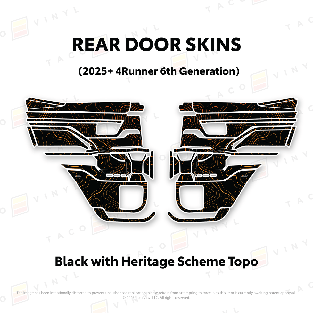 2025+ 4Runner Door Skins - Xtrusion Overland