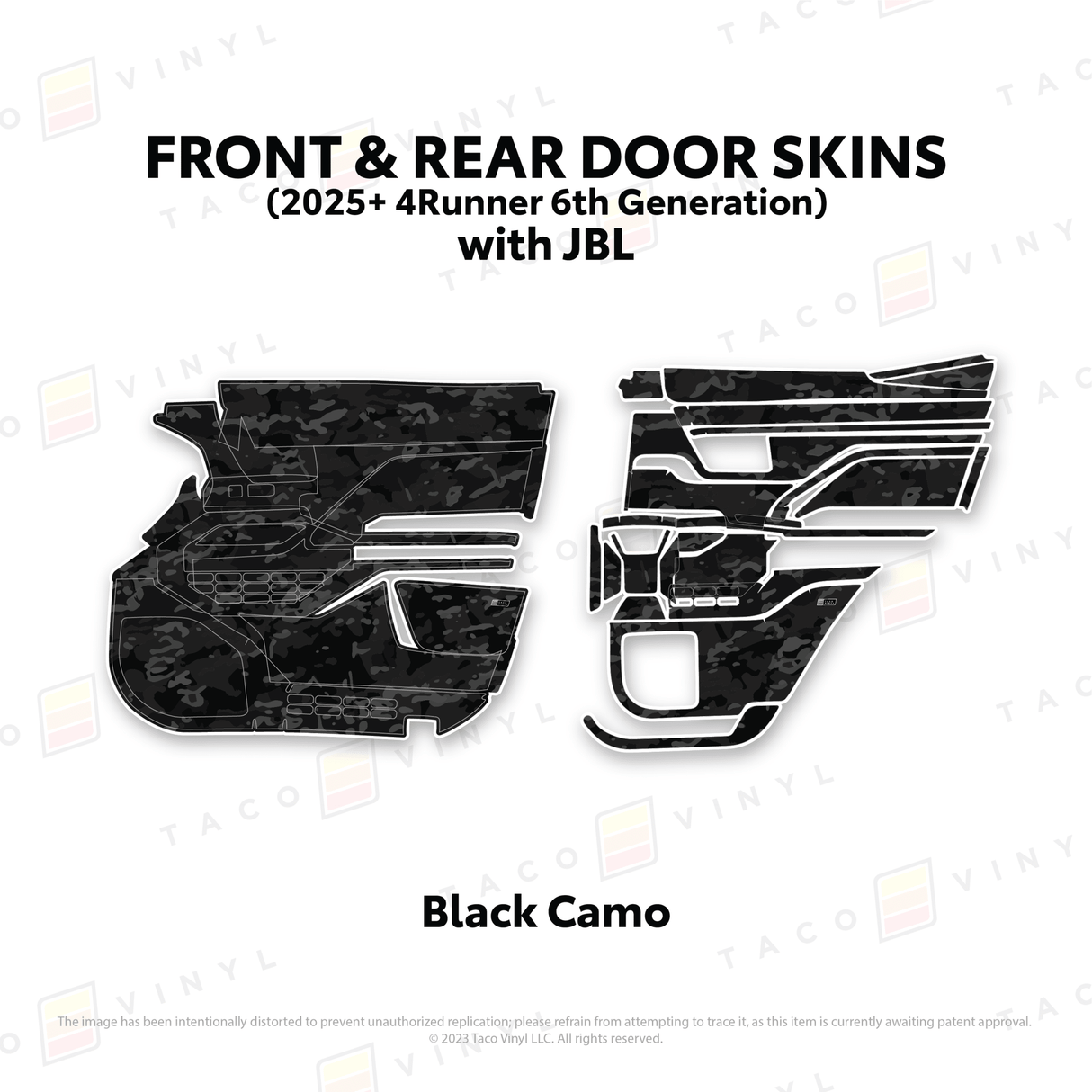 2025+ 4Runner Door Skins - Xtrusion Overland