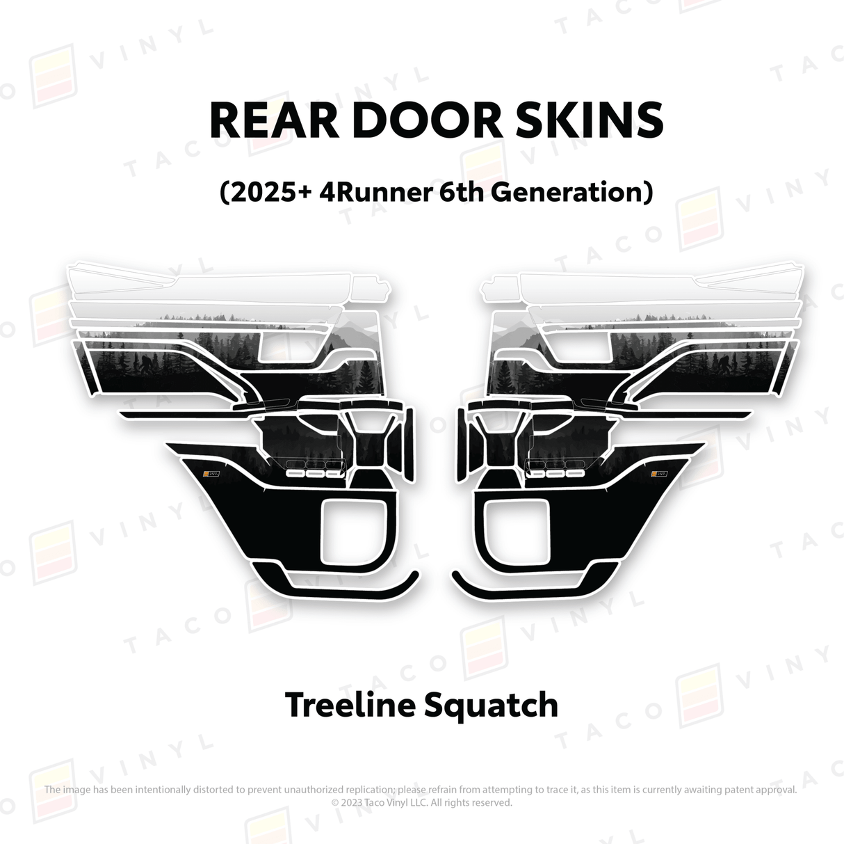 2025+ 4Runner Door Skins - Xtrusion Overland