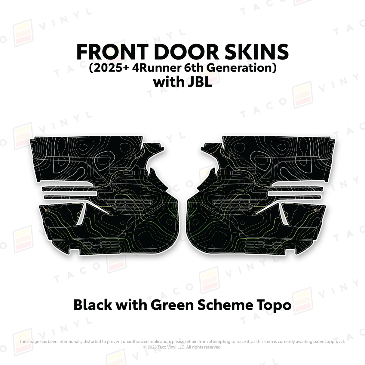 2025+ 4Runner Door Skins - Xtrusion Overland