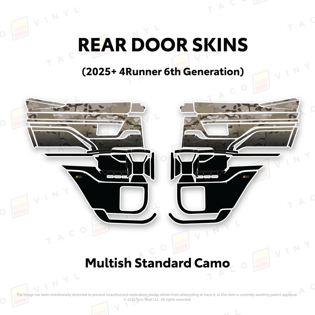 2025+ 4Runner Door Skins - Xtrusion Overland