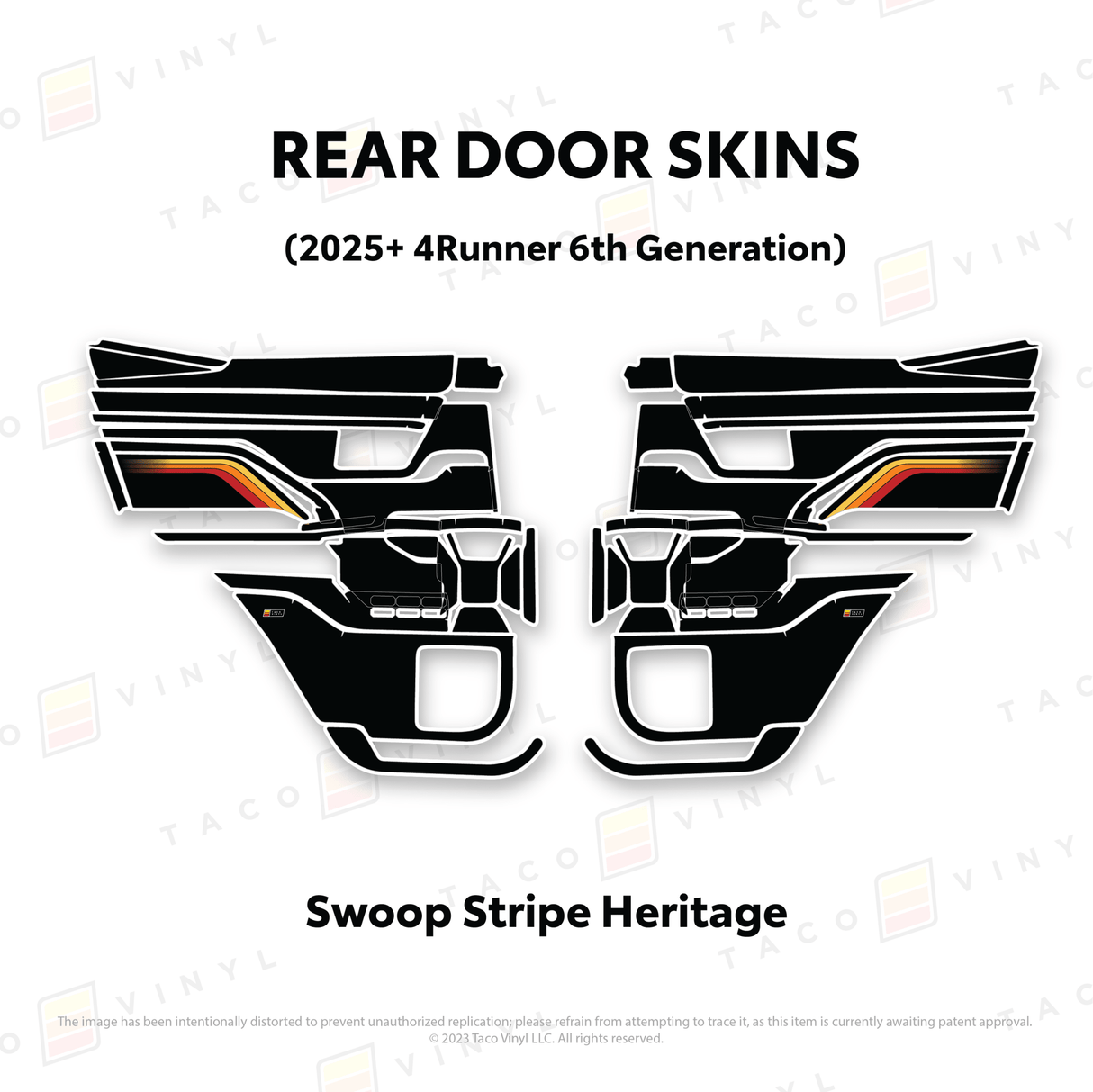 2025+ 4Runner Door Skins - Xtrusion Overland