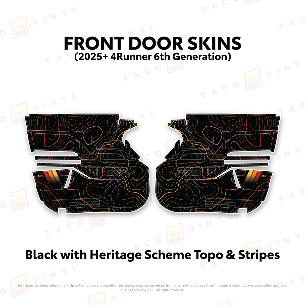 2025+ 4Runner Door Skins - Xtrusion Overland