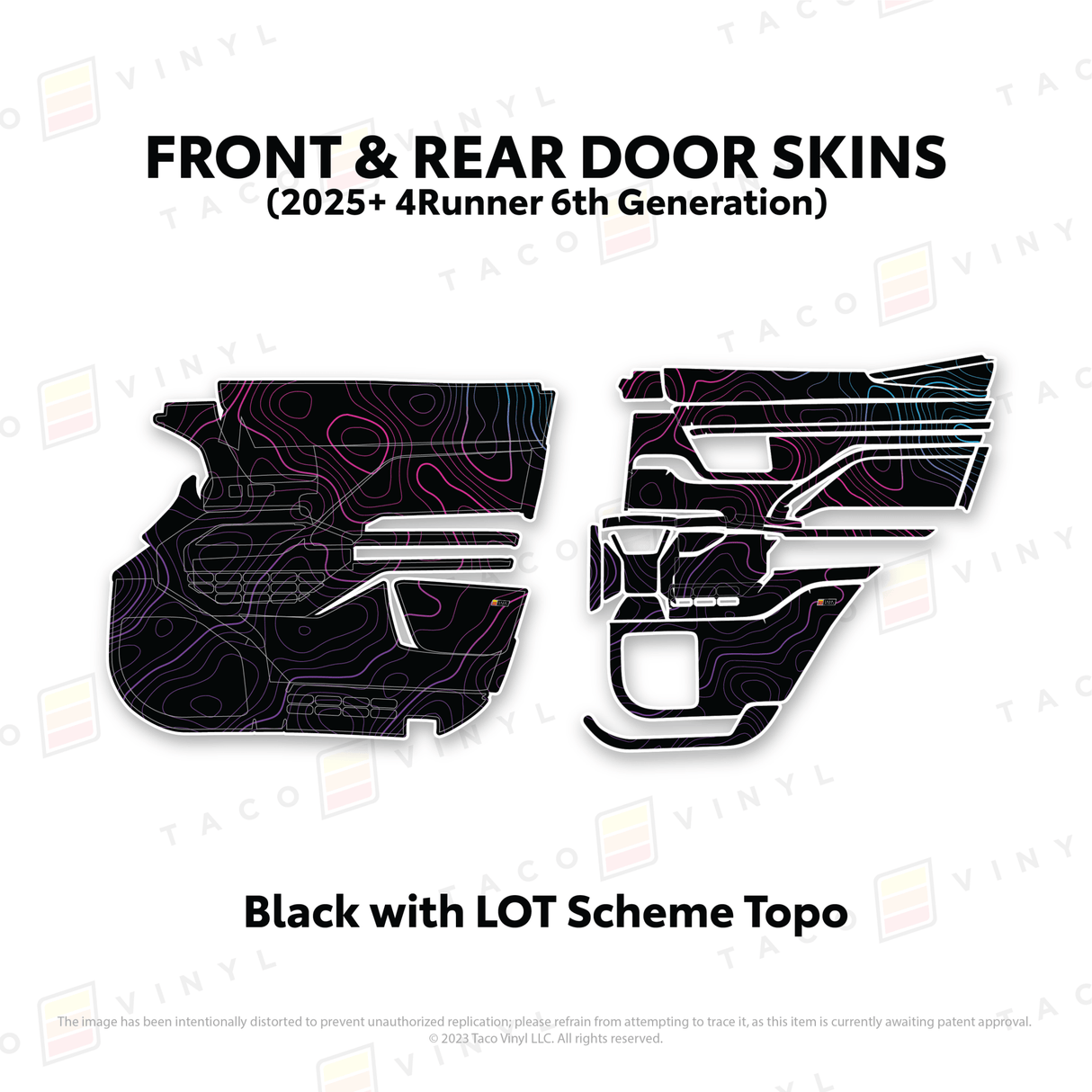 2025+ 4Runner Door Skins - Xtrusion Overland