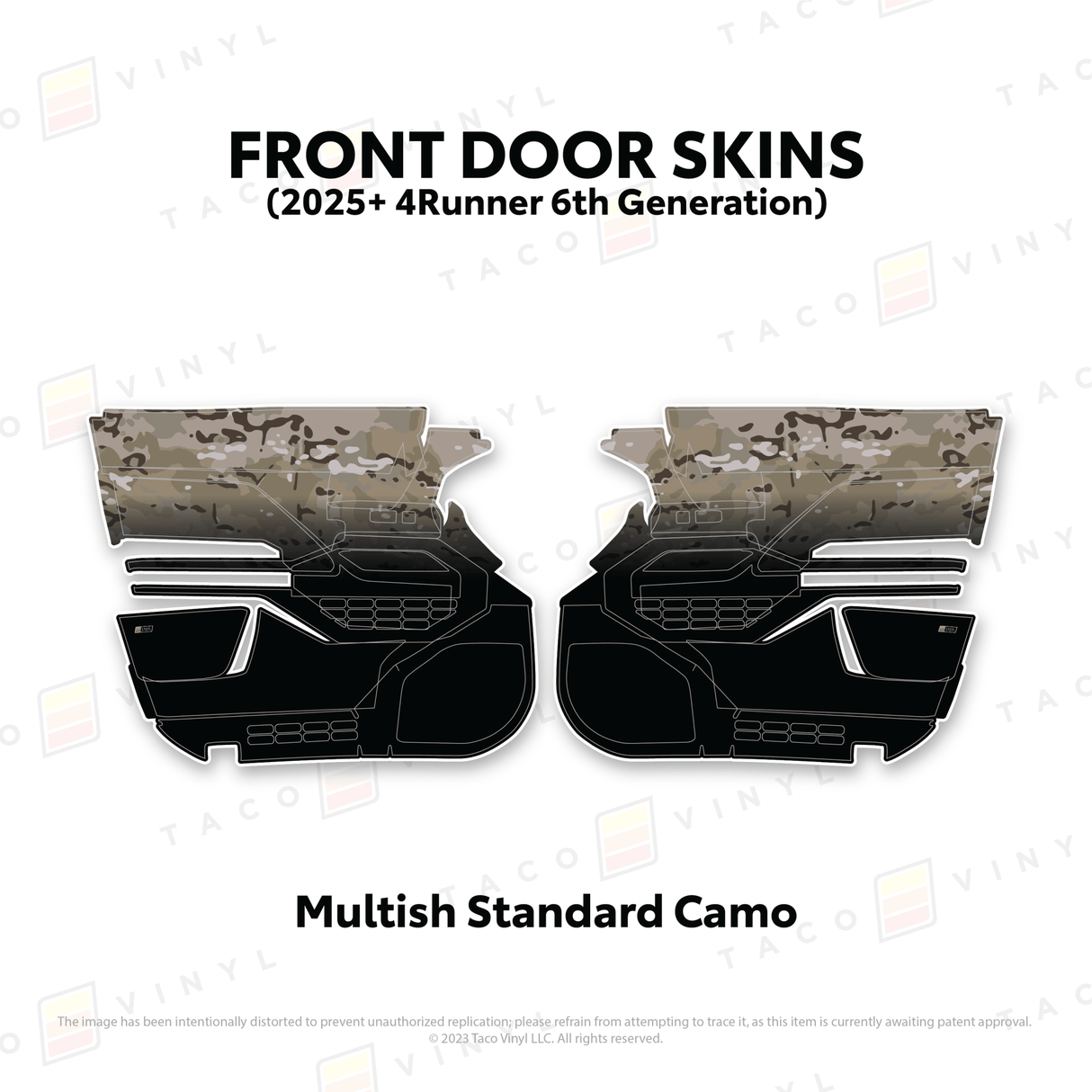 2025+ 4Runner Door Skins - Xtrusion Overland