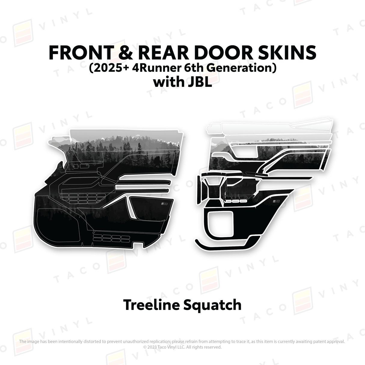 2025+ 4Runner Door Skins - Xtrusion Overland