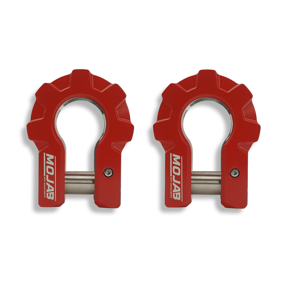 3/4'' Extreme duty Aluminum D-Shackle set (9T)-Ceramic coated (LIFETIME WARRANTY*)-Red,Orange and American flagShackles are scheduled for delivery during the week commencing July 6th - Xtrusion Overland