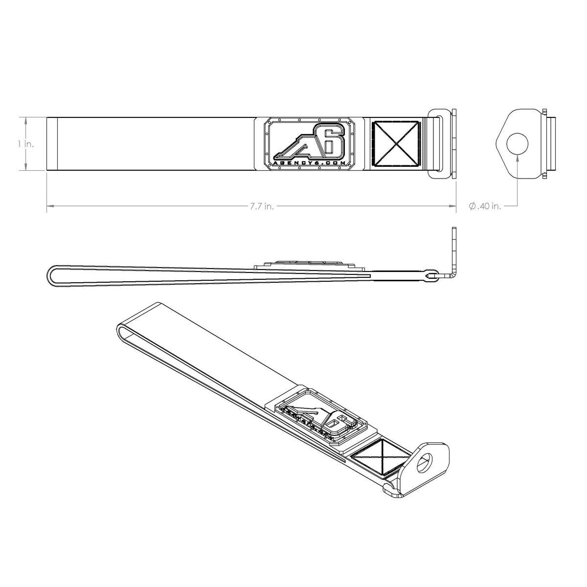 (3rd/4th GEN) Toyota 4Runner Rear Lift Gate Hatch Pull Assist Strap - Xtrusion Overland