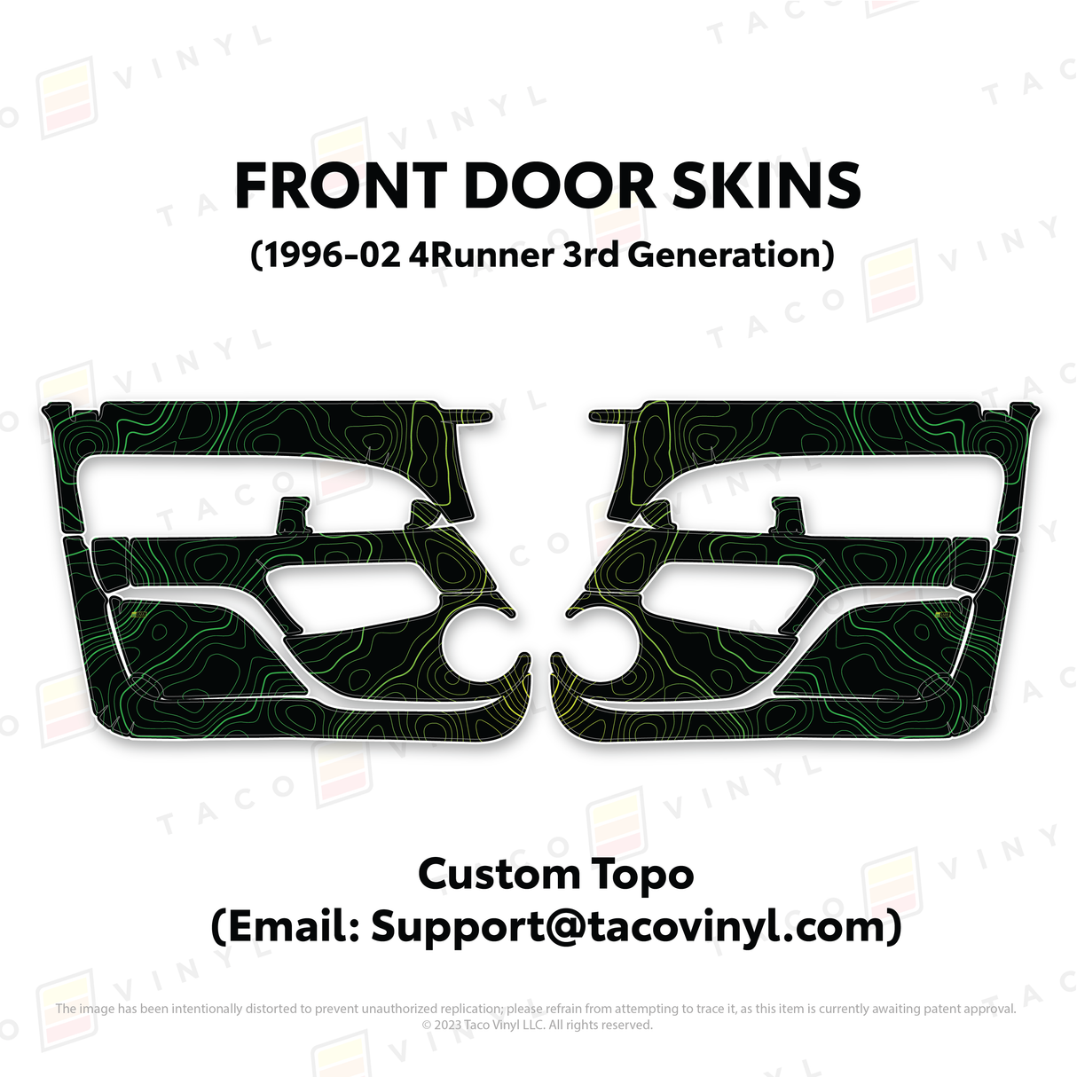 1996-2002 4Runner Door Skins