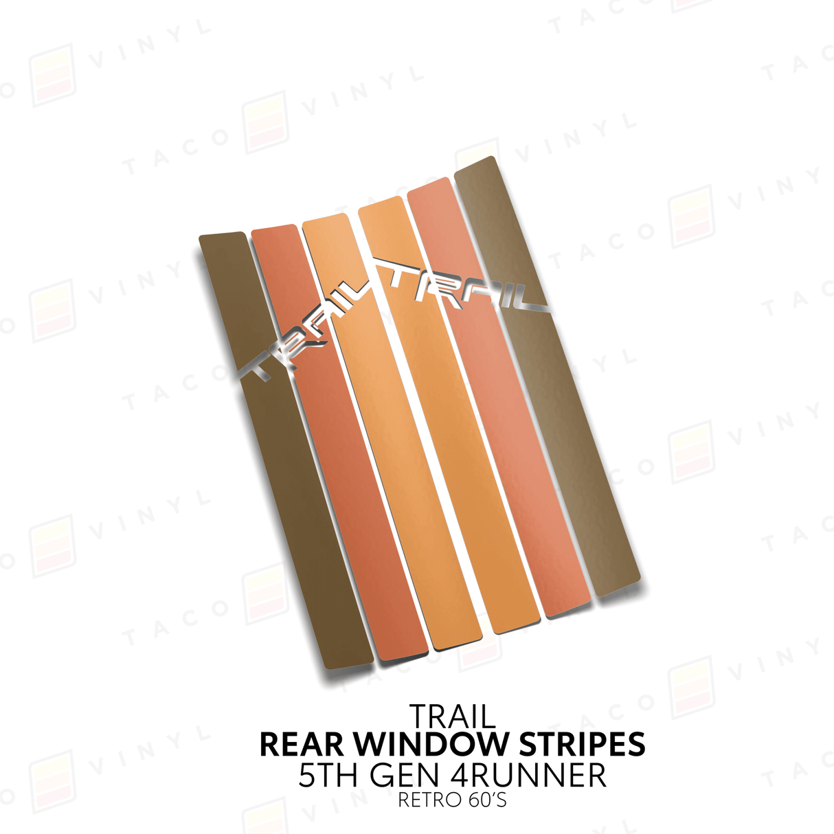 4Runner Rear Window Stripes - Xtrusion Overland