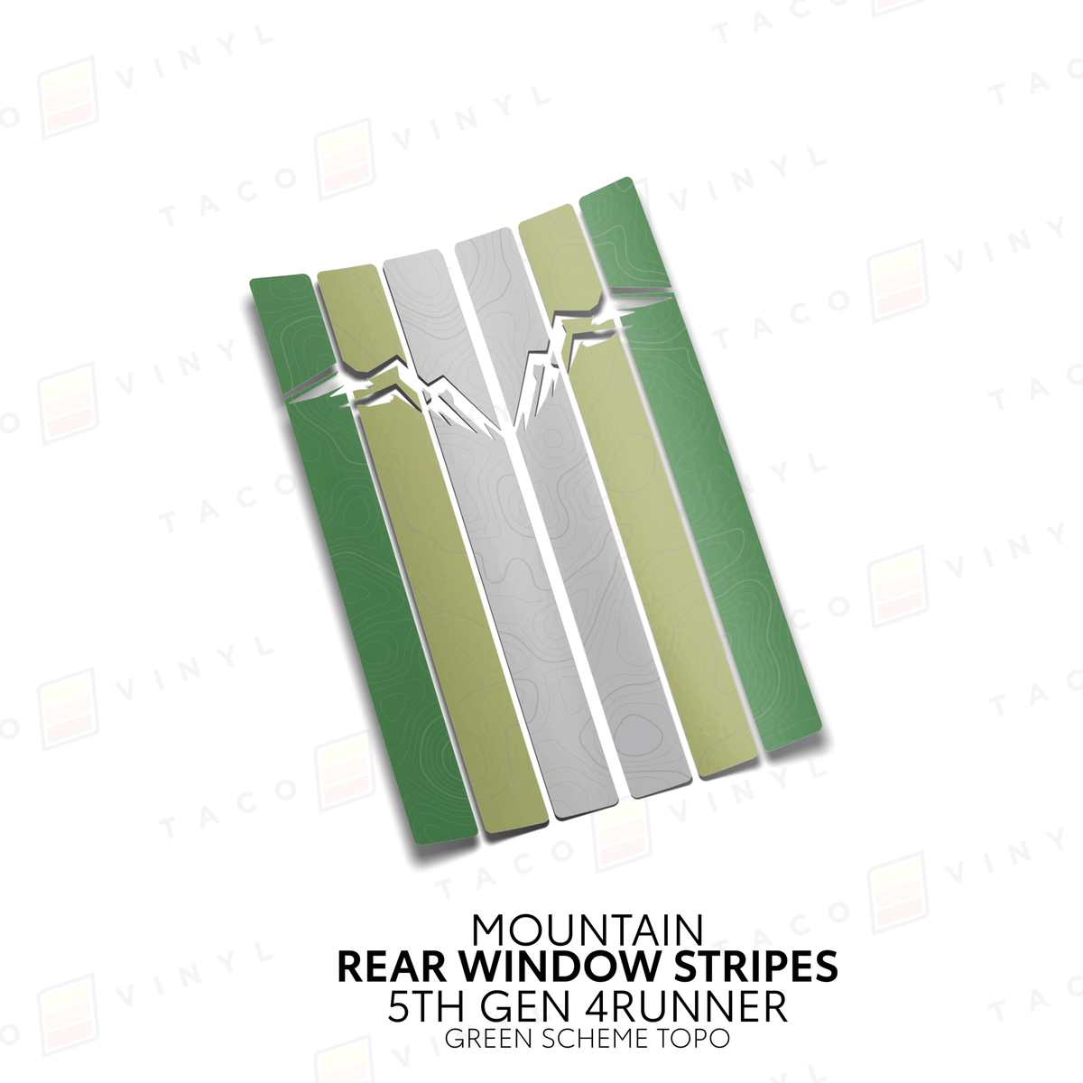 4Runner Rear Window Stripes - Xtrusion Overland