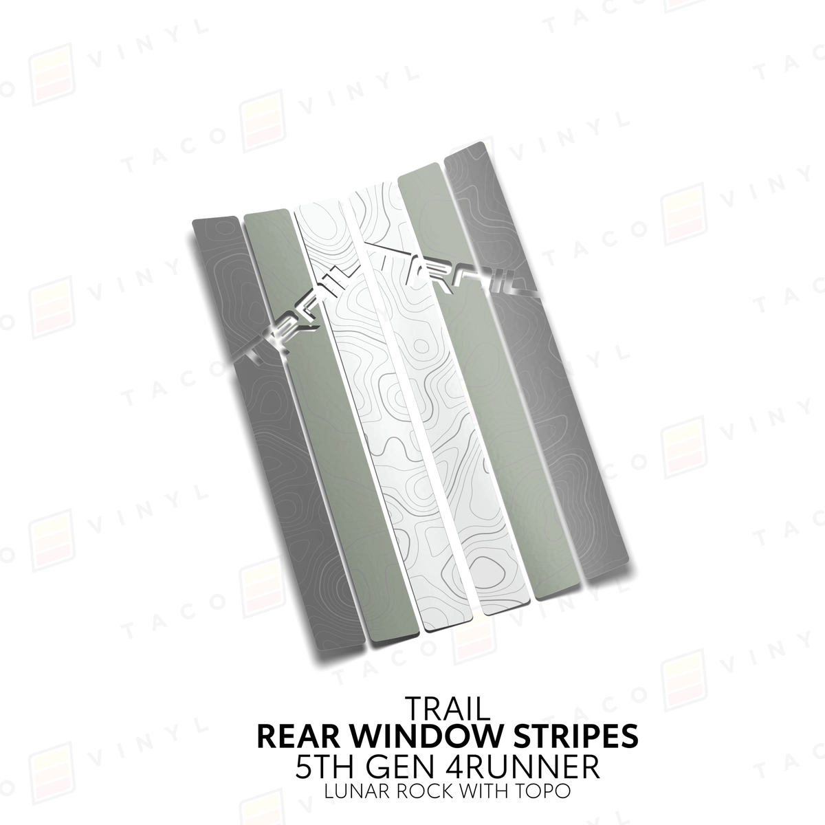 4Runner Rear Window Stripes - Xtrusion Overland