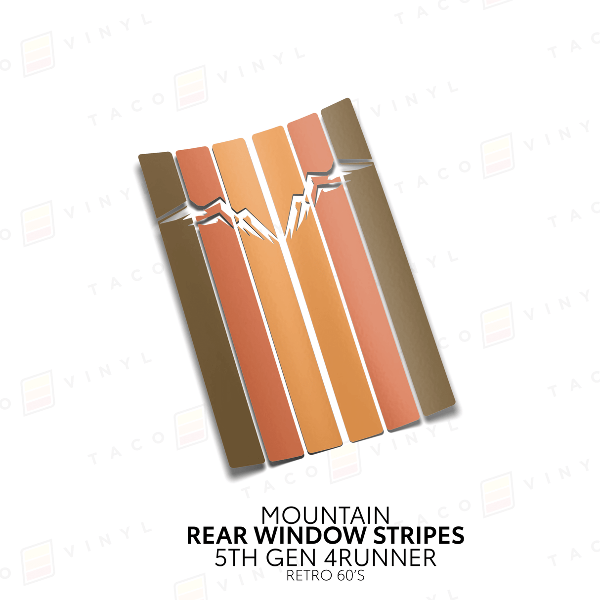 4Runner Rear Window Stripes - Xtrusion Overland