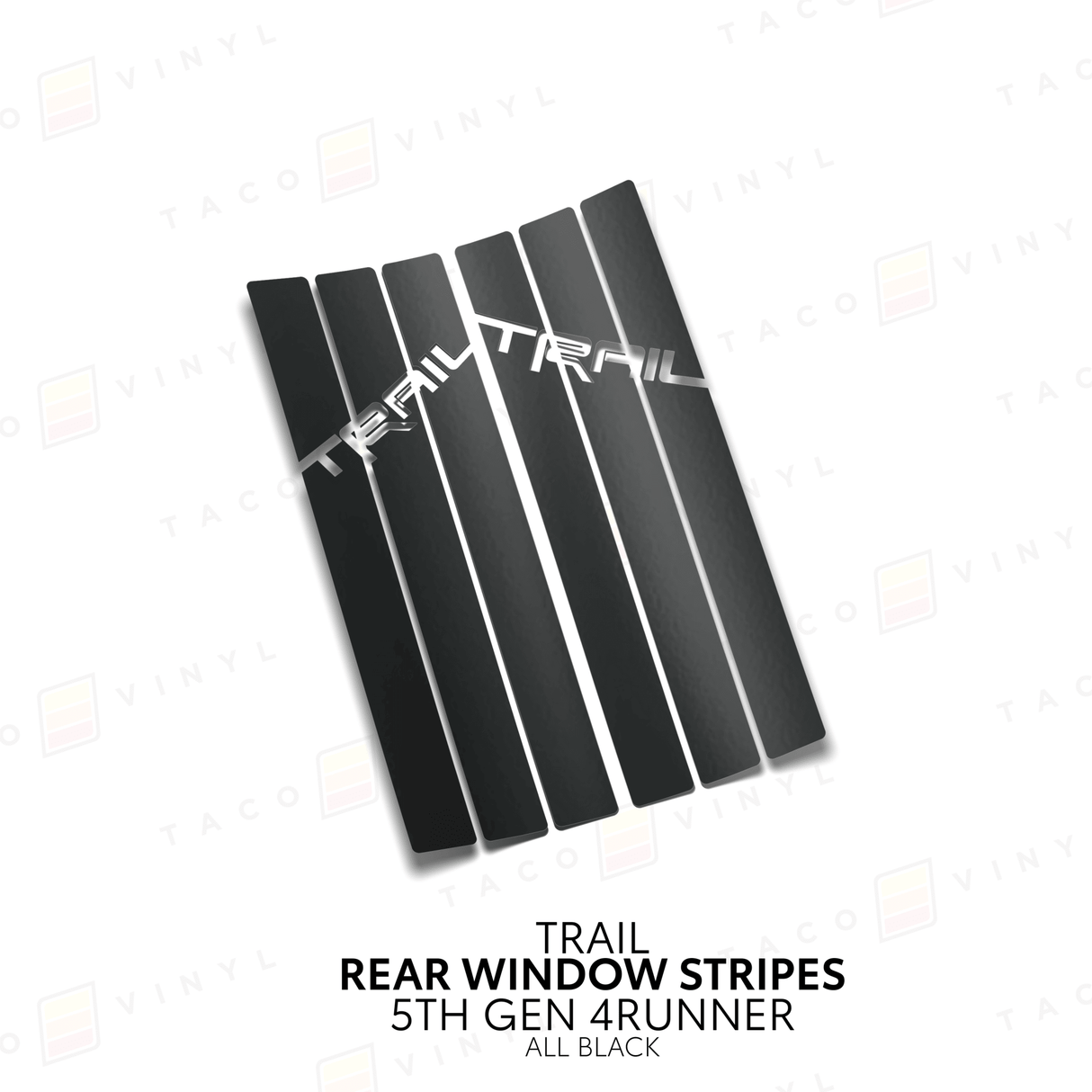 4Runner Rear Window Stripes - Xtrusion Overland