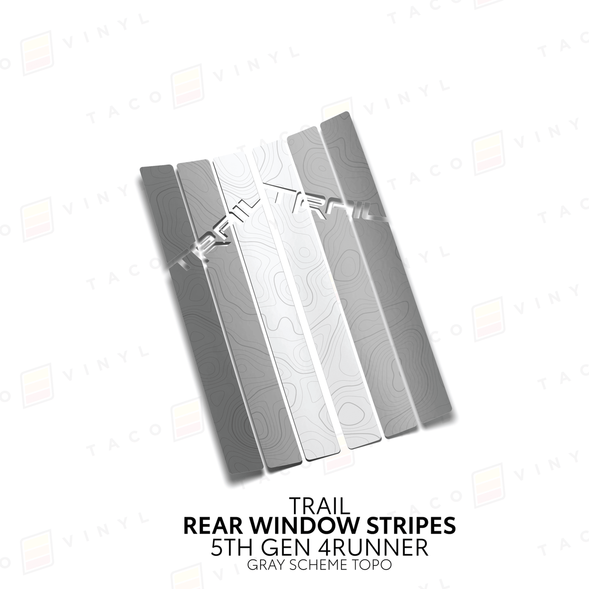 4Runner Rear Window Stripes - Xtrusion Overland