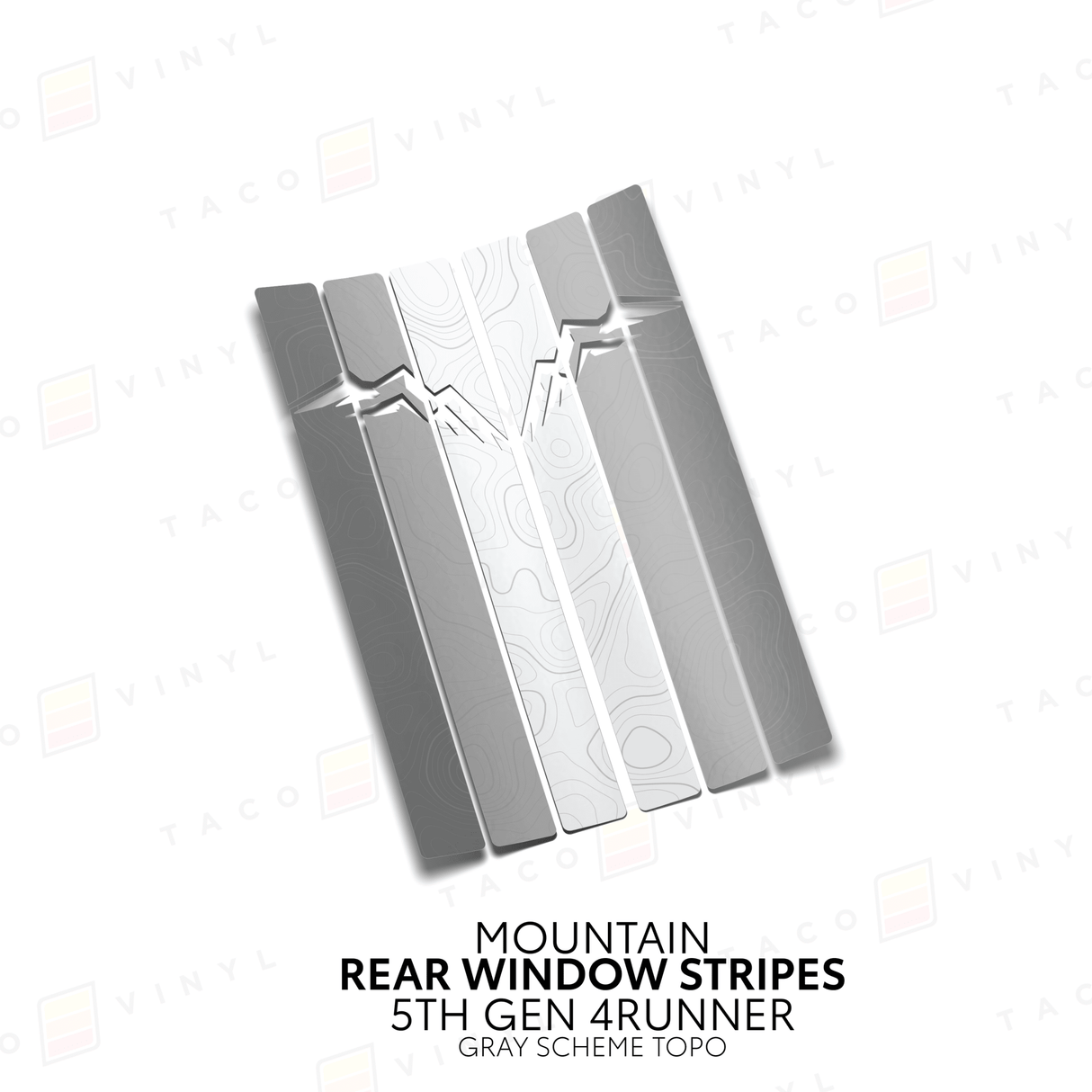 4Runner Rear Window Stripes - Xtrusion Overland